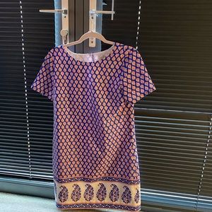 paisley print jcrew dress
